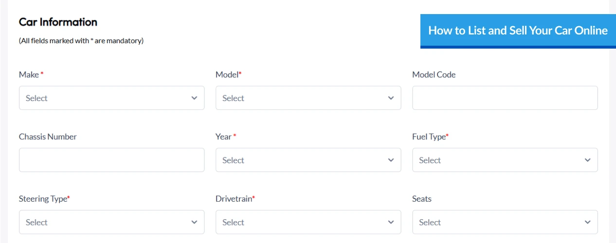 How to List and Sell Your Car Online